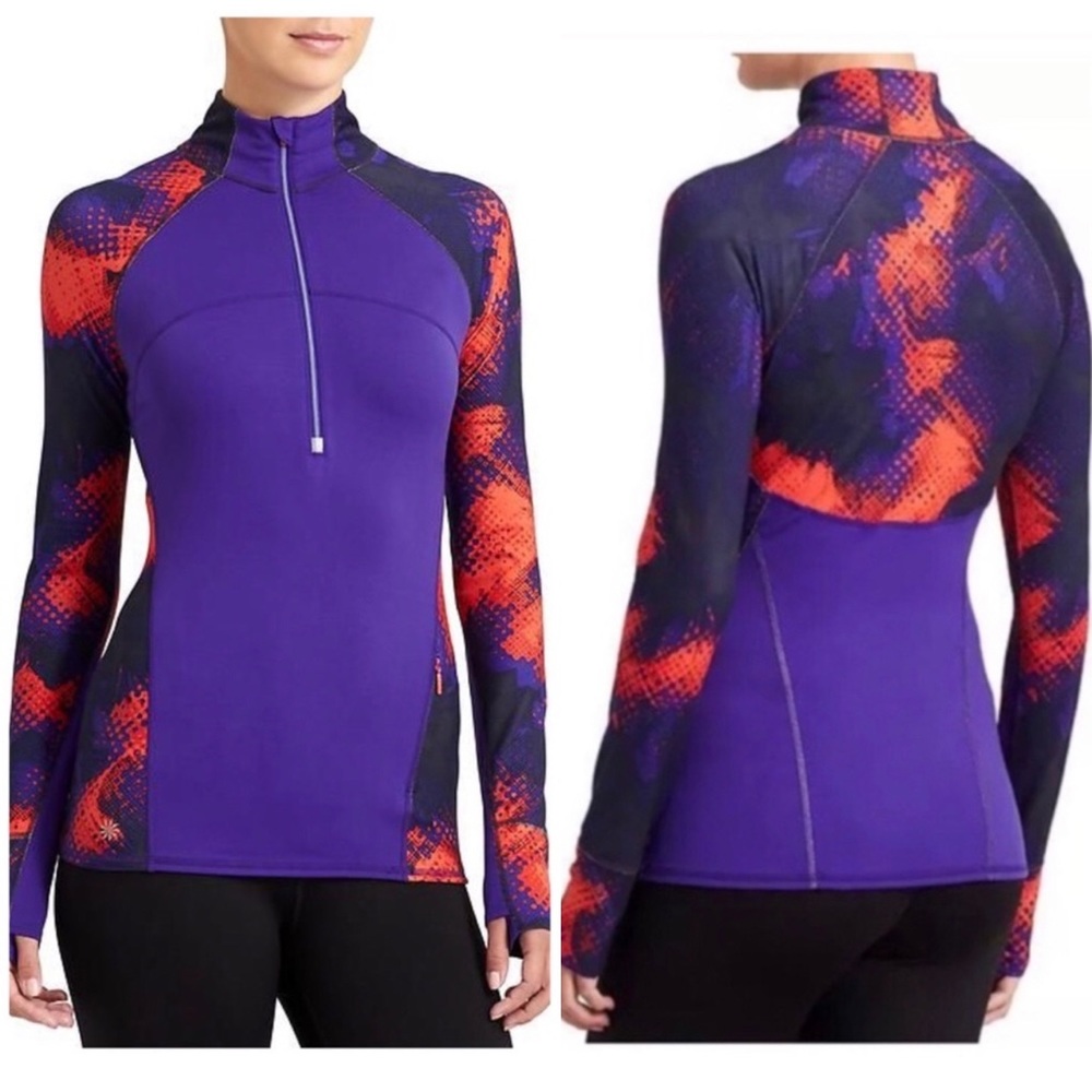 ATHLETA Running Wild Pullover Half Zip Top Jacket XS